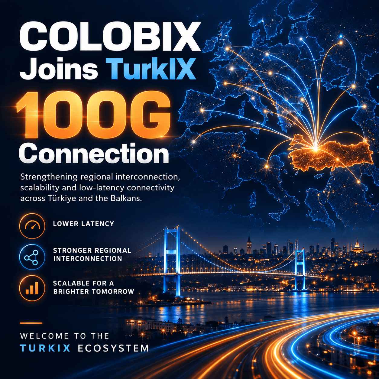 COLOBIX joined TurkIX at 100G